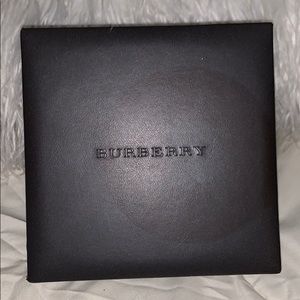 Burberry leather watch box